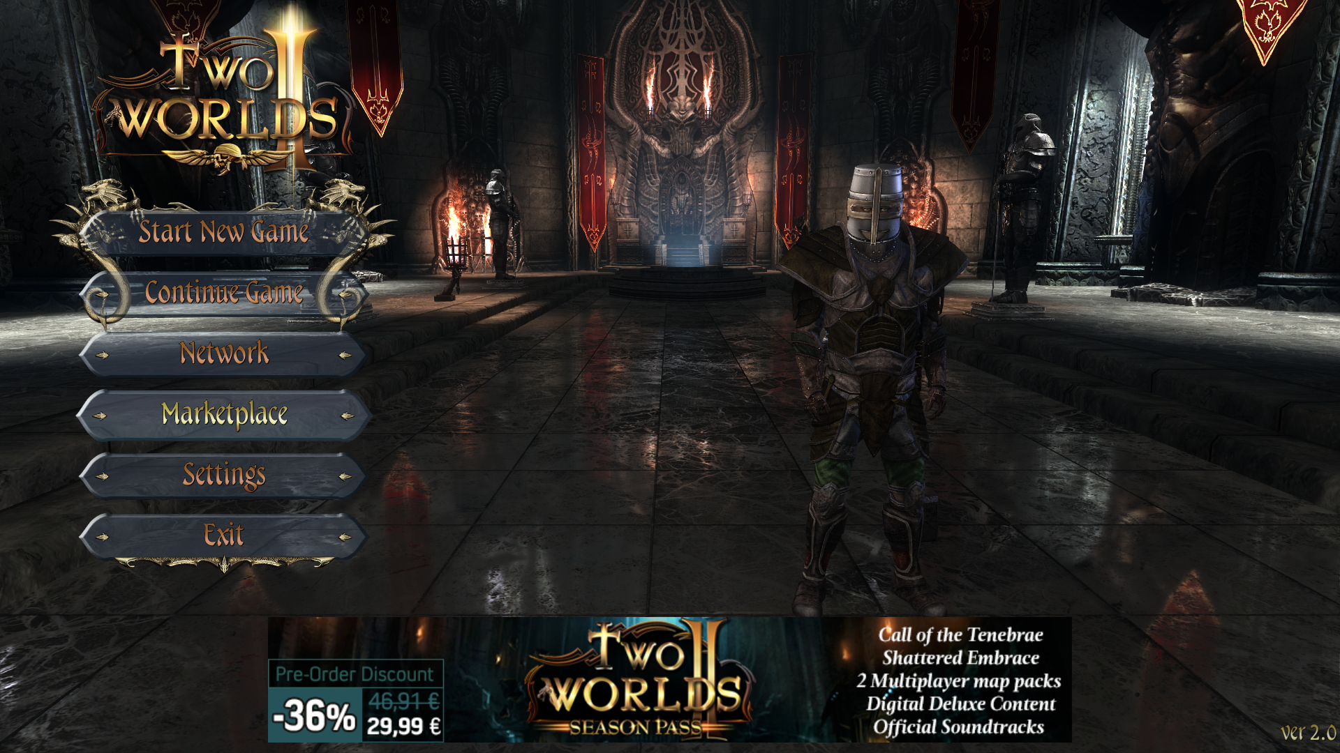 Two Worlds II Sur Xbox / PS3 (TopWare) - Très Bon état - Jeu Complet Et Testé