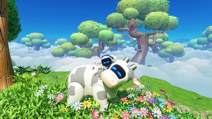 Astro Bot w interakcji ze zwierzęciem