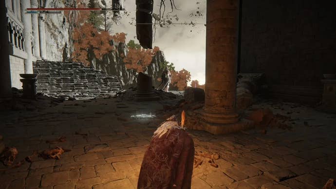 The guy is guarding a Stonesword Key.