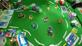Micro Machines shows off tabletop fight-o-racing