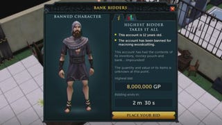 RuneScape Adding Auctions For Banned Players' Stuff