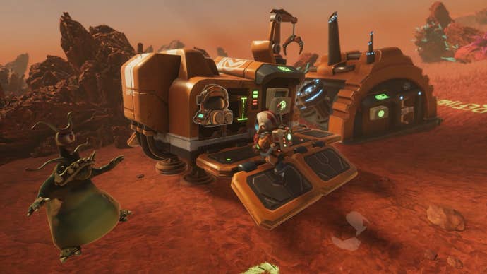 A screenshot of THQ Nordic’s alien property management sim Space for Sale