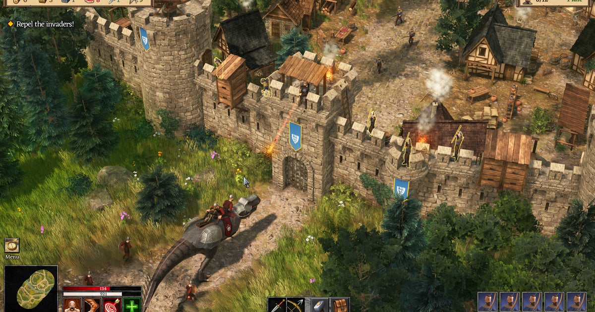 Dinolords is a retro medieval RTS in which the Vikings ride T-Rexes ...