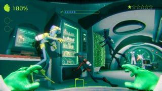A group of divers in their home submarine in Murky Divers