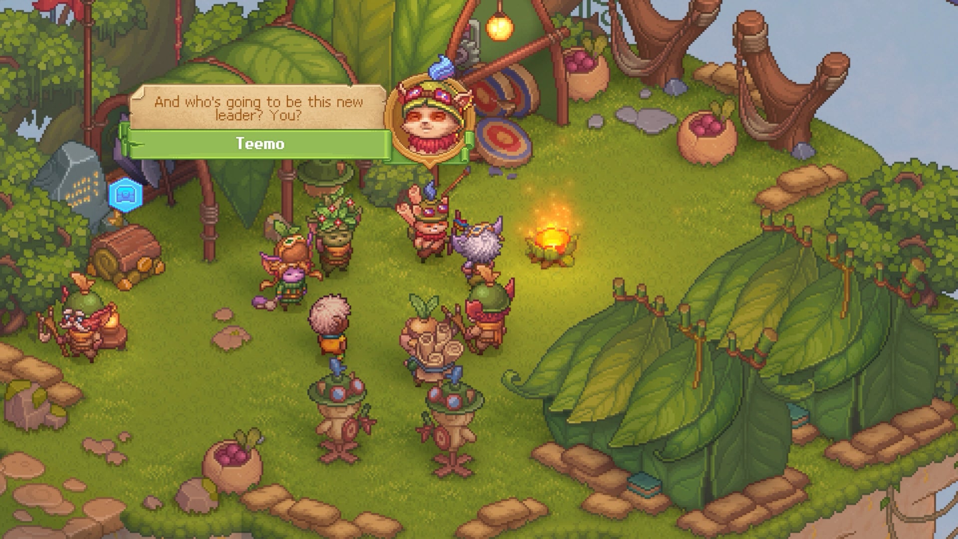 A group of Tordles converse in a forest setting in Bandle Tale: A League Of Legends Story - 3