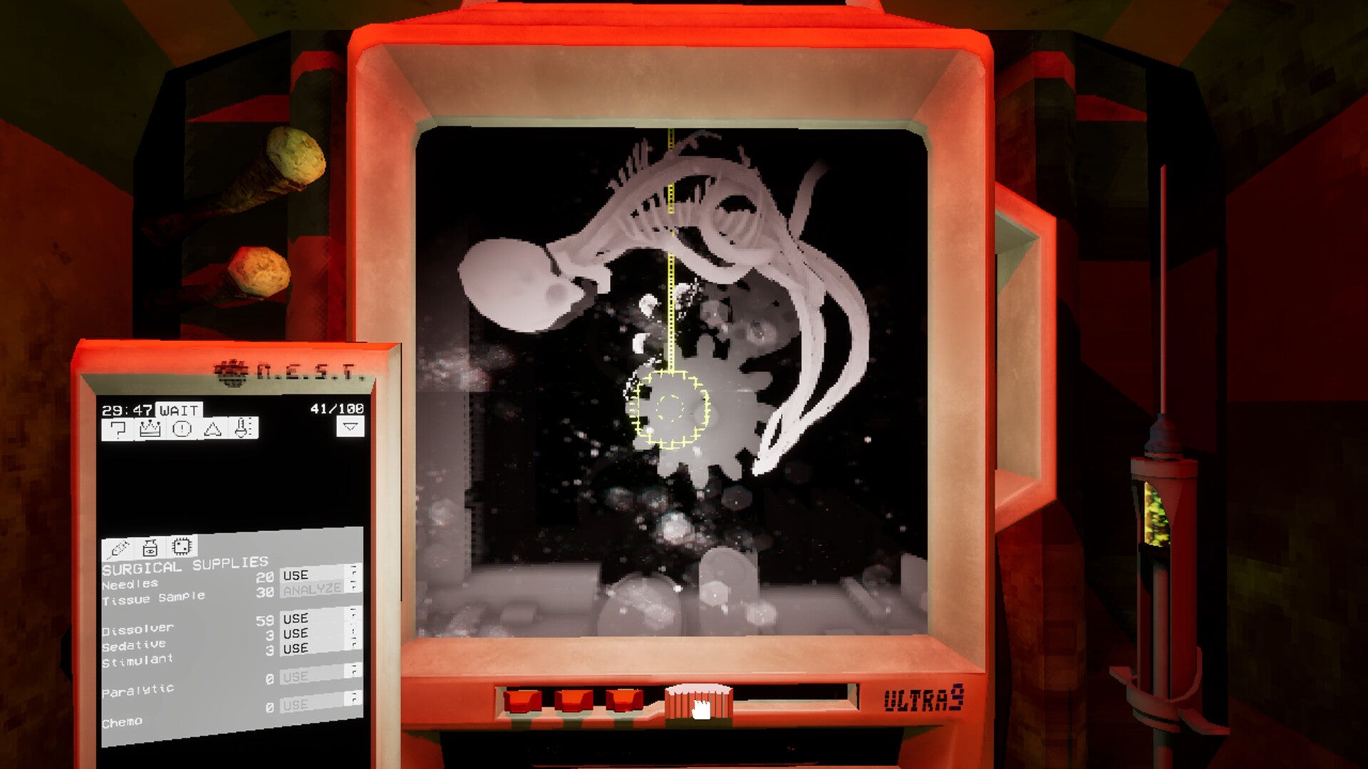 Alien Sleep Scanner Ultrasound | Rock Paper Shotgun