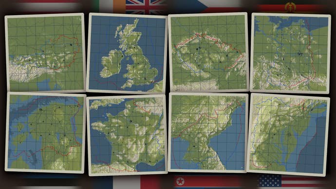 Snapshots of eight new global maps in Workers & Resources, including the UK, France and North America