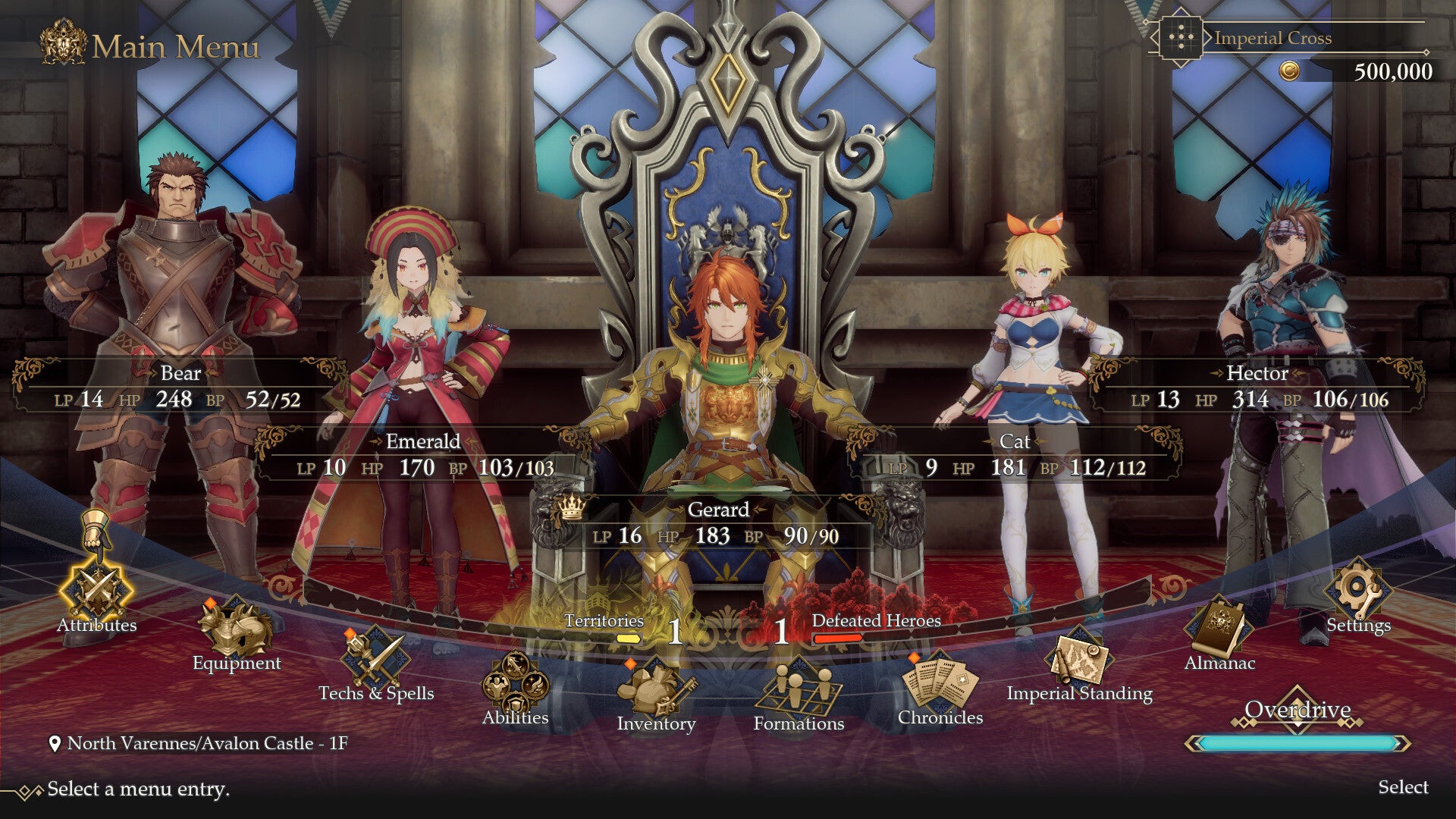 A group of royal characters from the 3D remake of Romancing SaGa 2: Revenge Of The Seven - 1