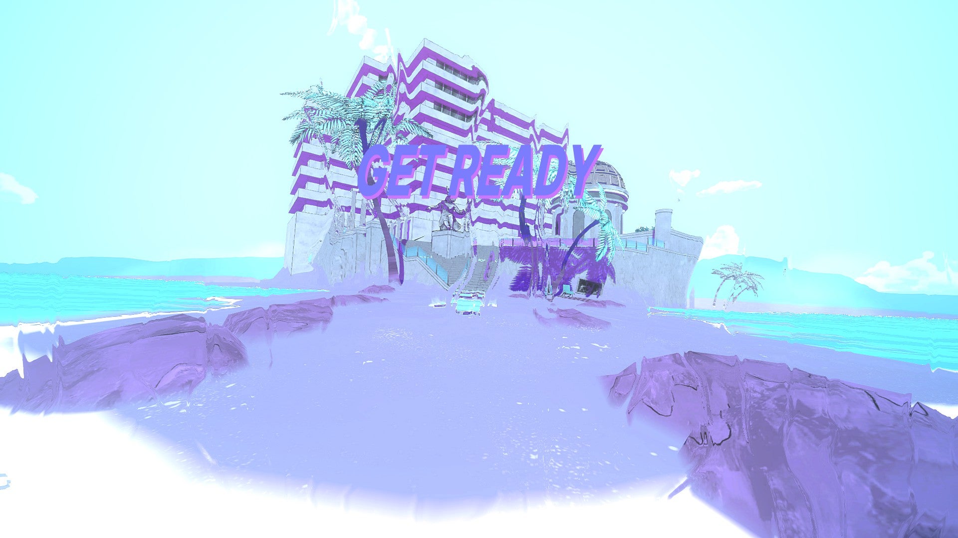 Roman Sands Re:Build review - a fiendish immersive sim drenched in a vaporwave glitchcore palette