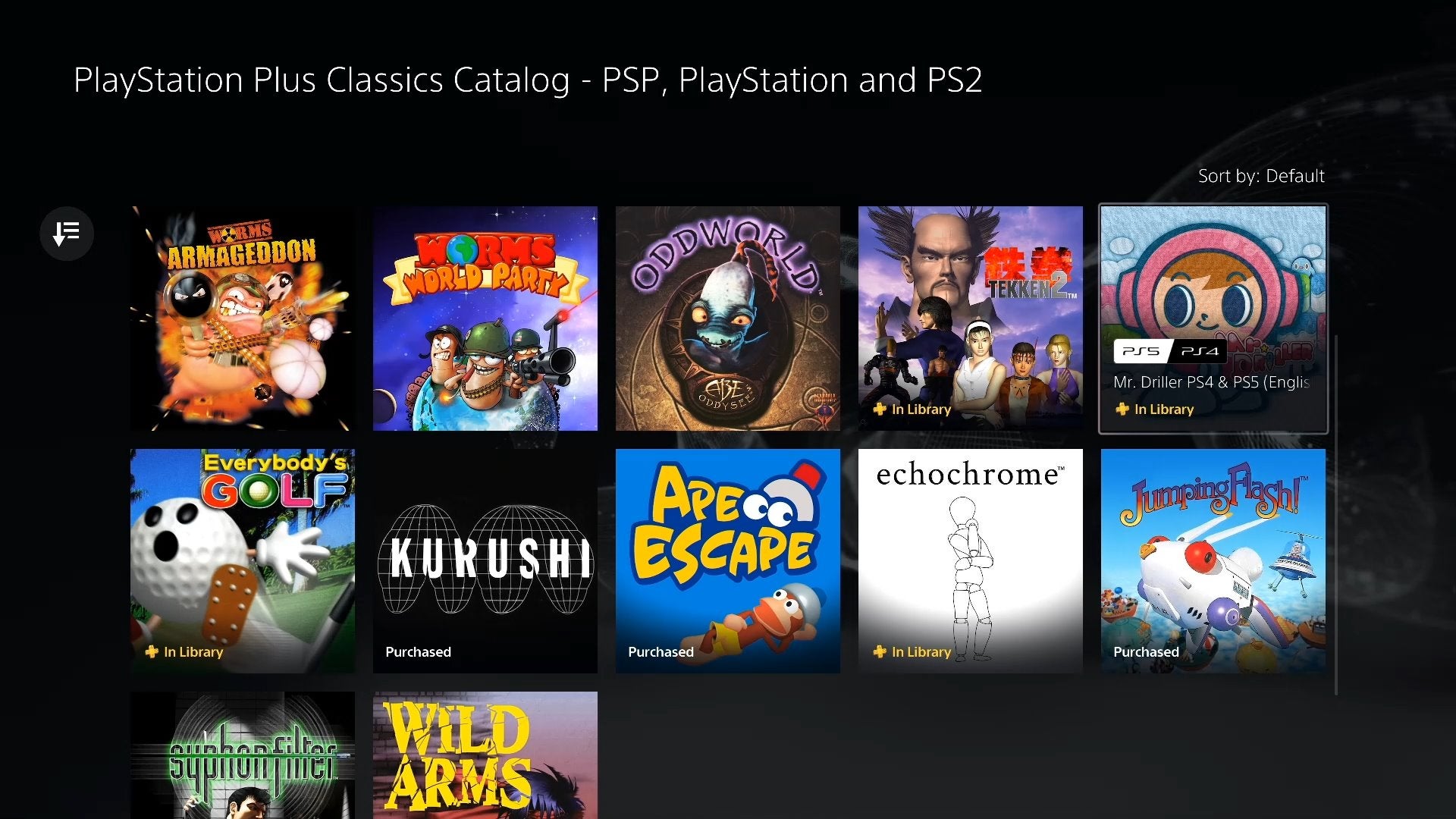 Ps store shop ps1 classics