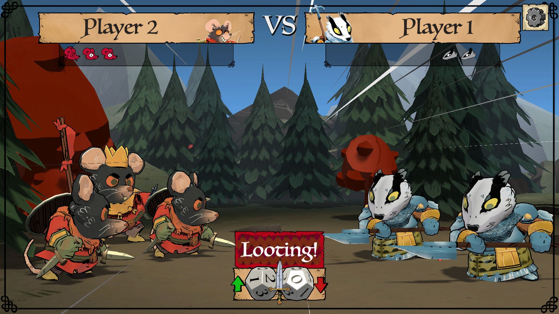A bunch of storybook animals having a fight in strategy game Root - 1