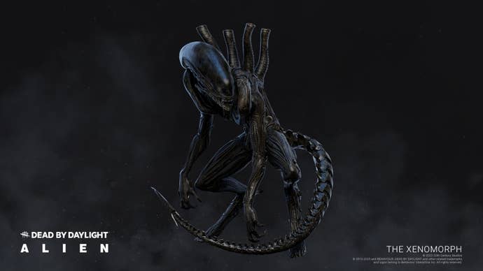 Artwork for the Alien in Dead by Daylight’s Alien expansion