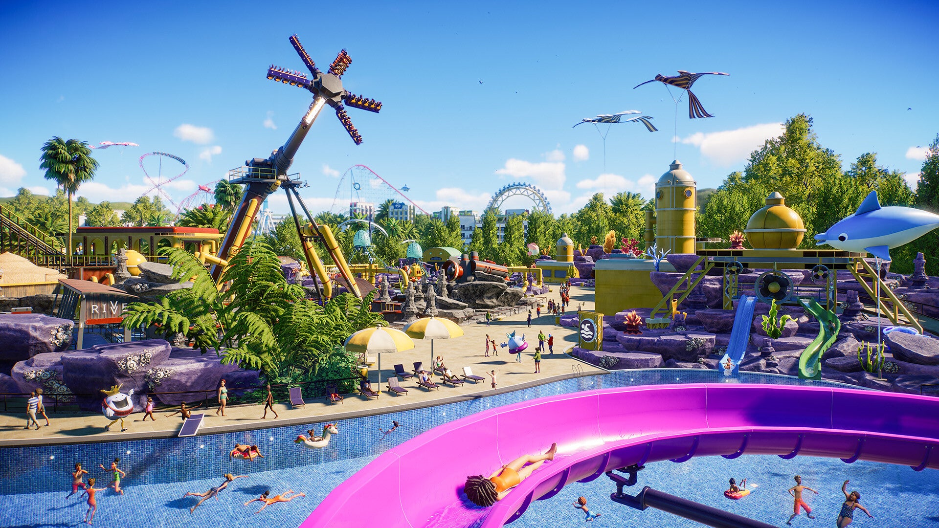 Planet Coaster 2 revealed with water parks and multiplayer park-building for 2024 release