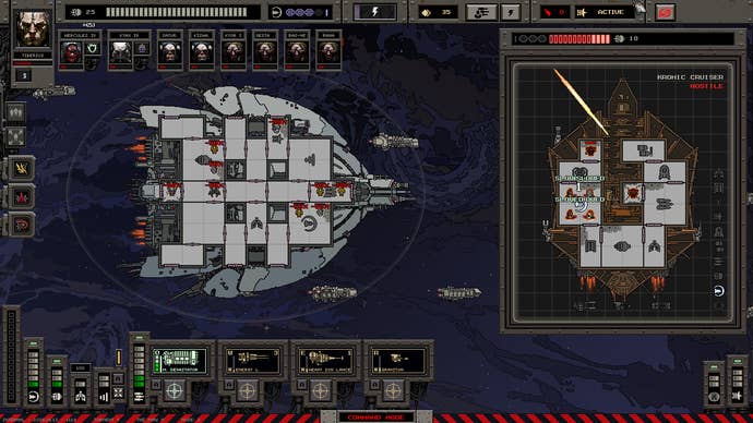 A cutaway presumption of a soiled large past spaceship clobbering different vessel successful picture-in-picture people view, from Void War