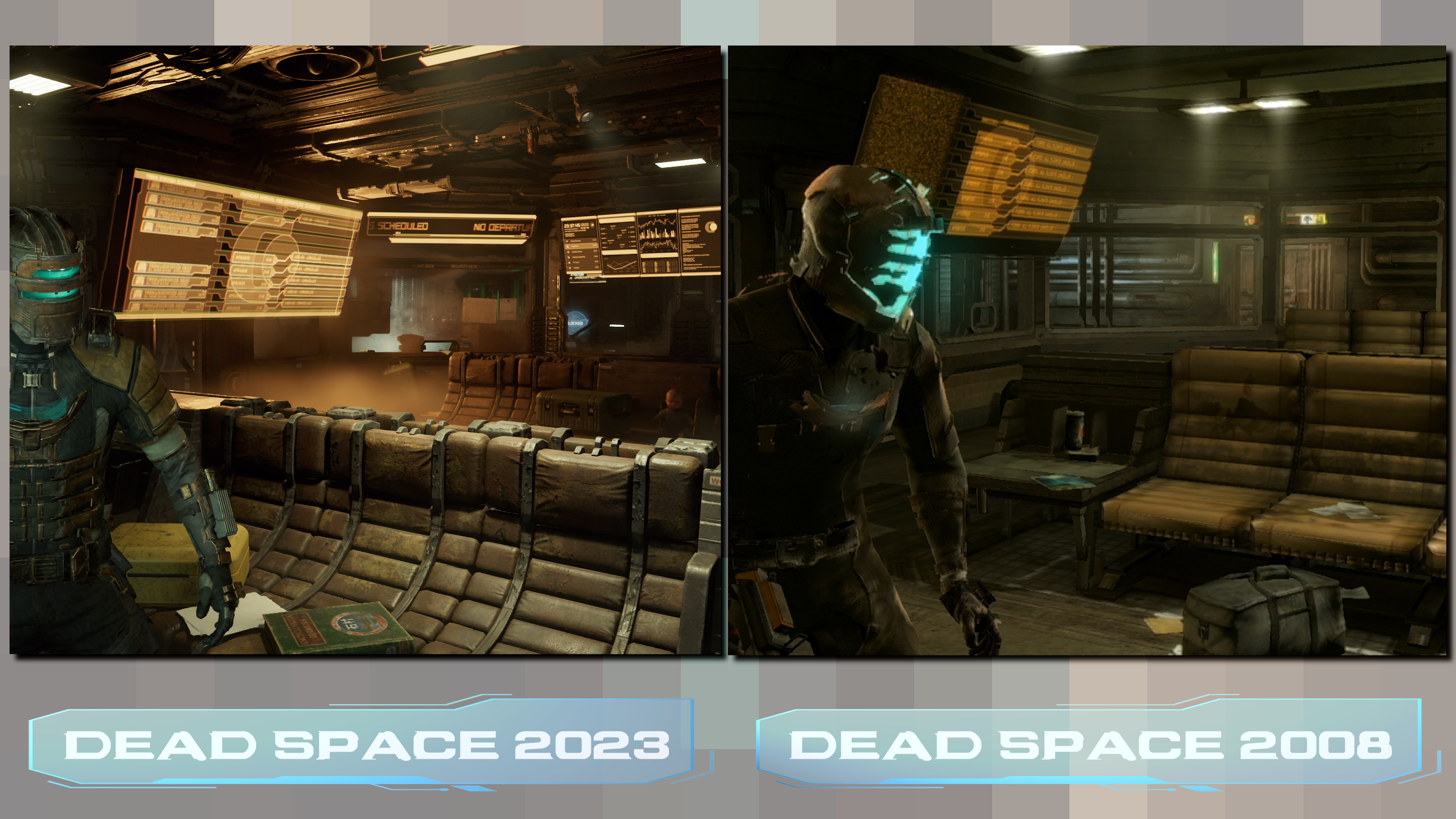 dead space remake comparison vs 2008 original screenshots
