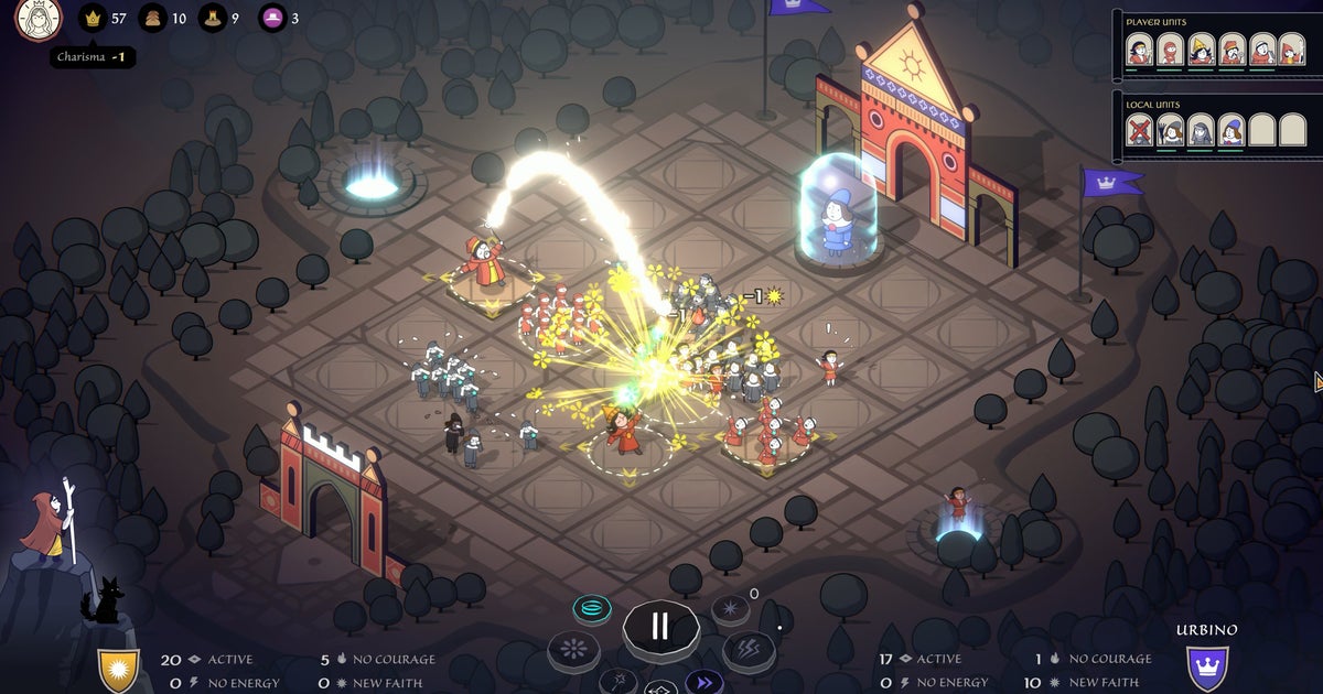 Becoming Saint is a real-time strategy cult-builder in which you pitch Jesters against the Pope Becoming Saint is a real-time strategy cult-builder in which you pitch Jesters against the Pope