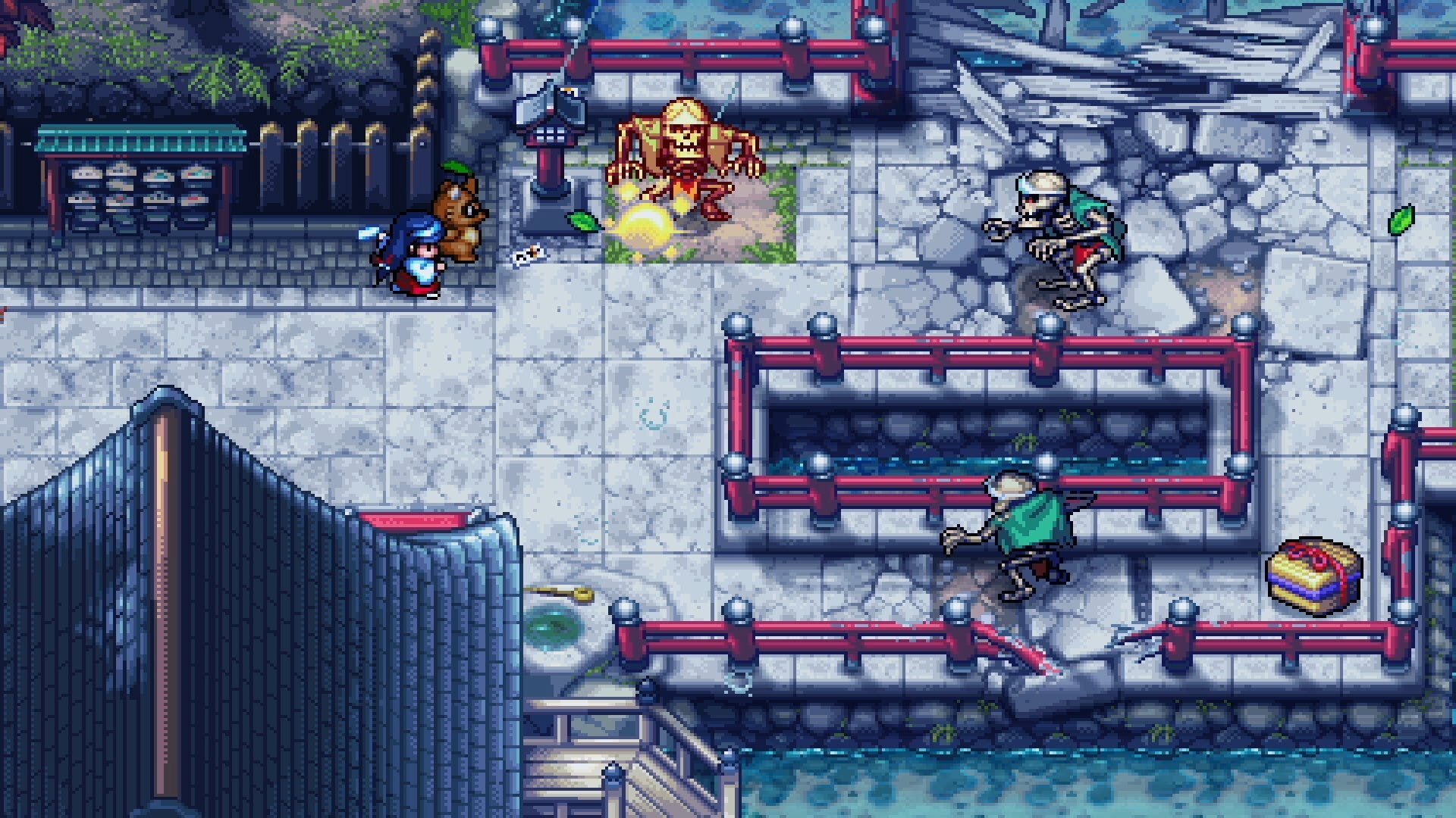 pocky and rocky reshrined gameplay and comparisons