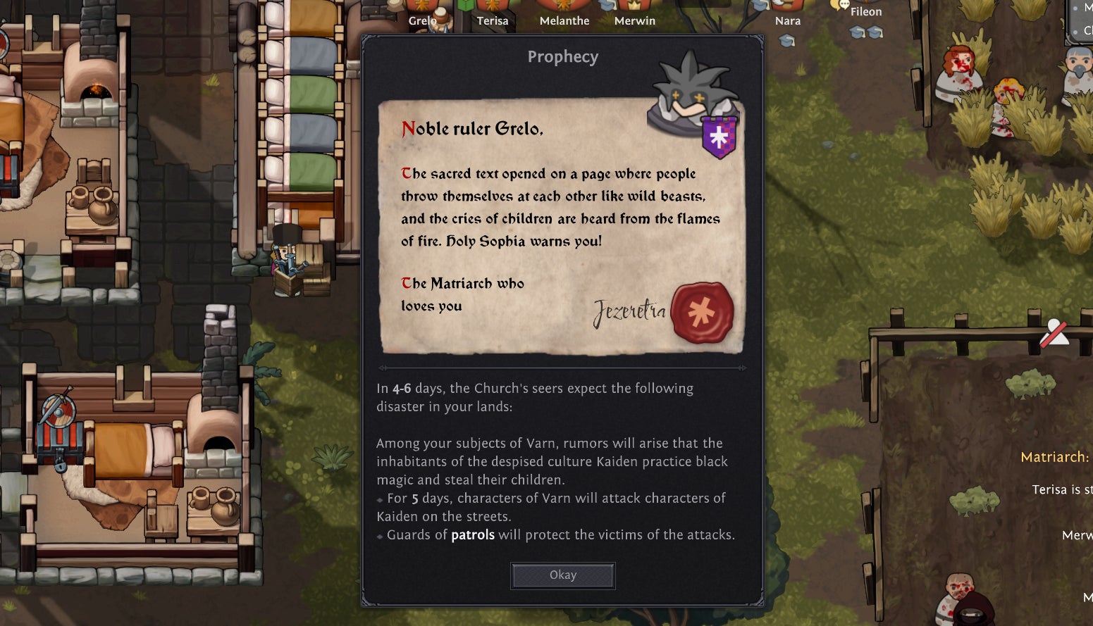 A message from the Matriarch in Norland warning you about an impending disaster - 1