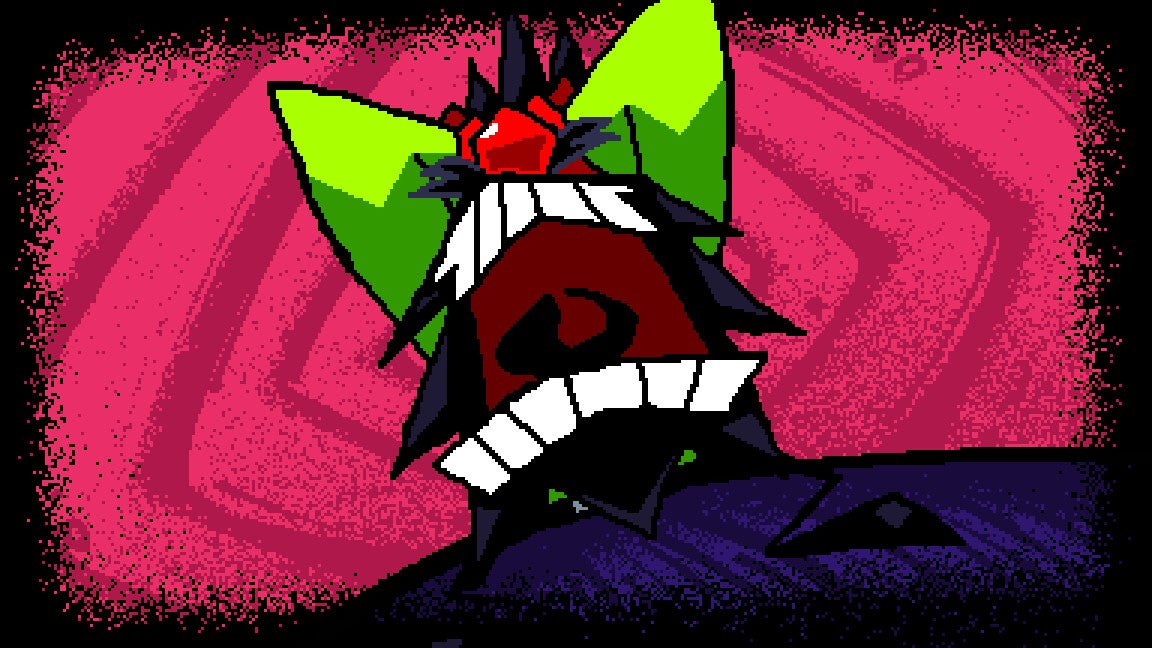 A toothy mouth from the platform game Antonblast - 1