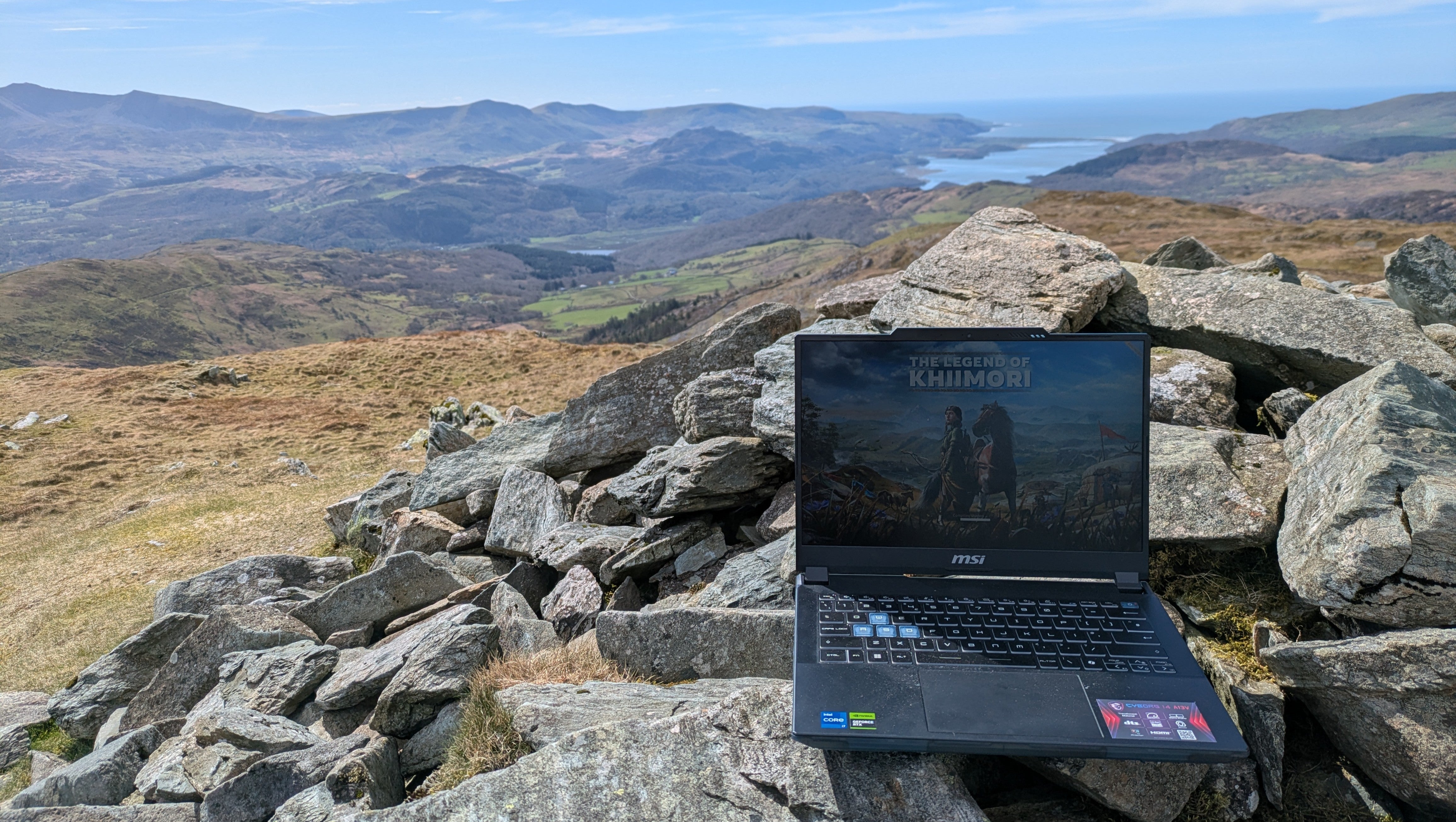 I tested the MSI Cyborg 14 gaming laptop by carrying it for 105 miles through the mountains of Wales