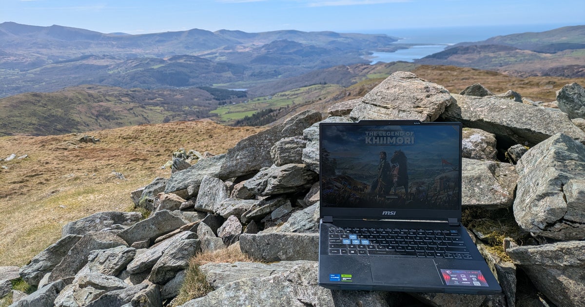 I tested the MSI Cyborg 14 gaming laptop by carrying it for 105 miles through the mountains of Wales