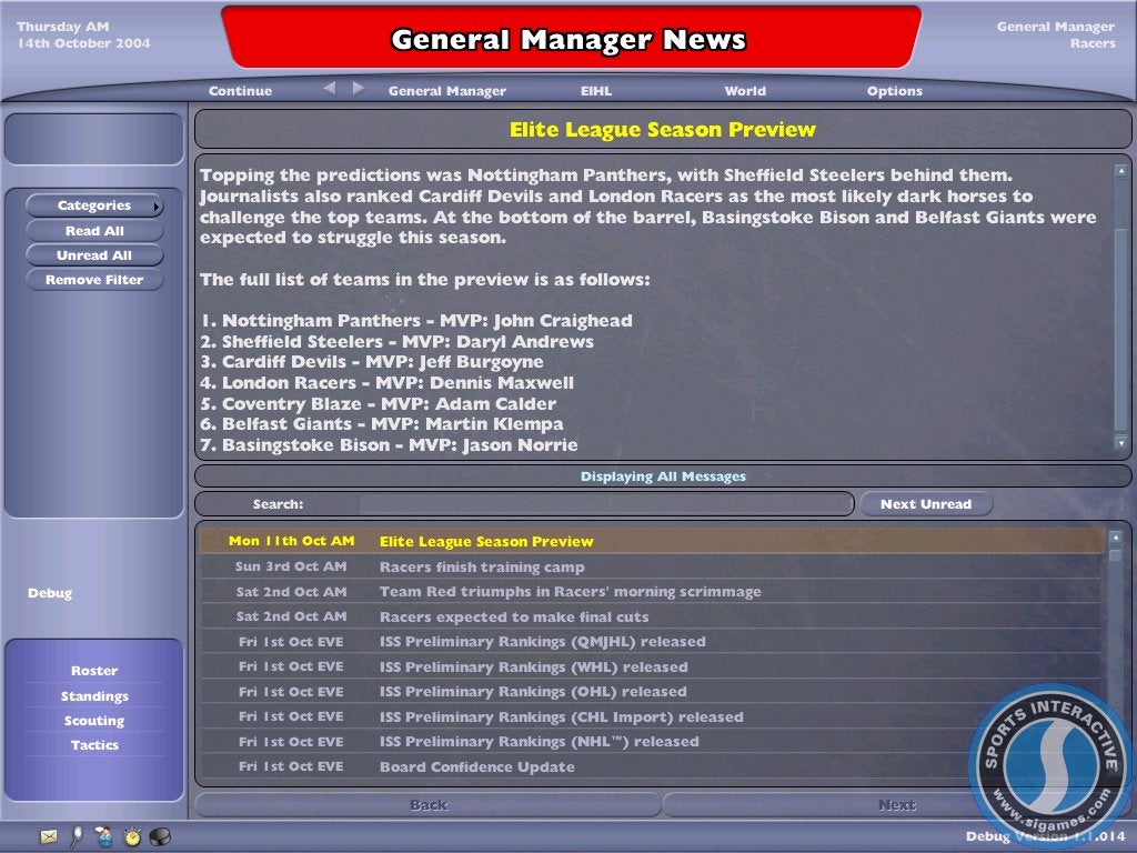Jeu PC Ice Hockey Club Manager 2005 - CD-ROM Neuf Sous Blister - Version Française - PEGI 12