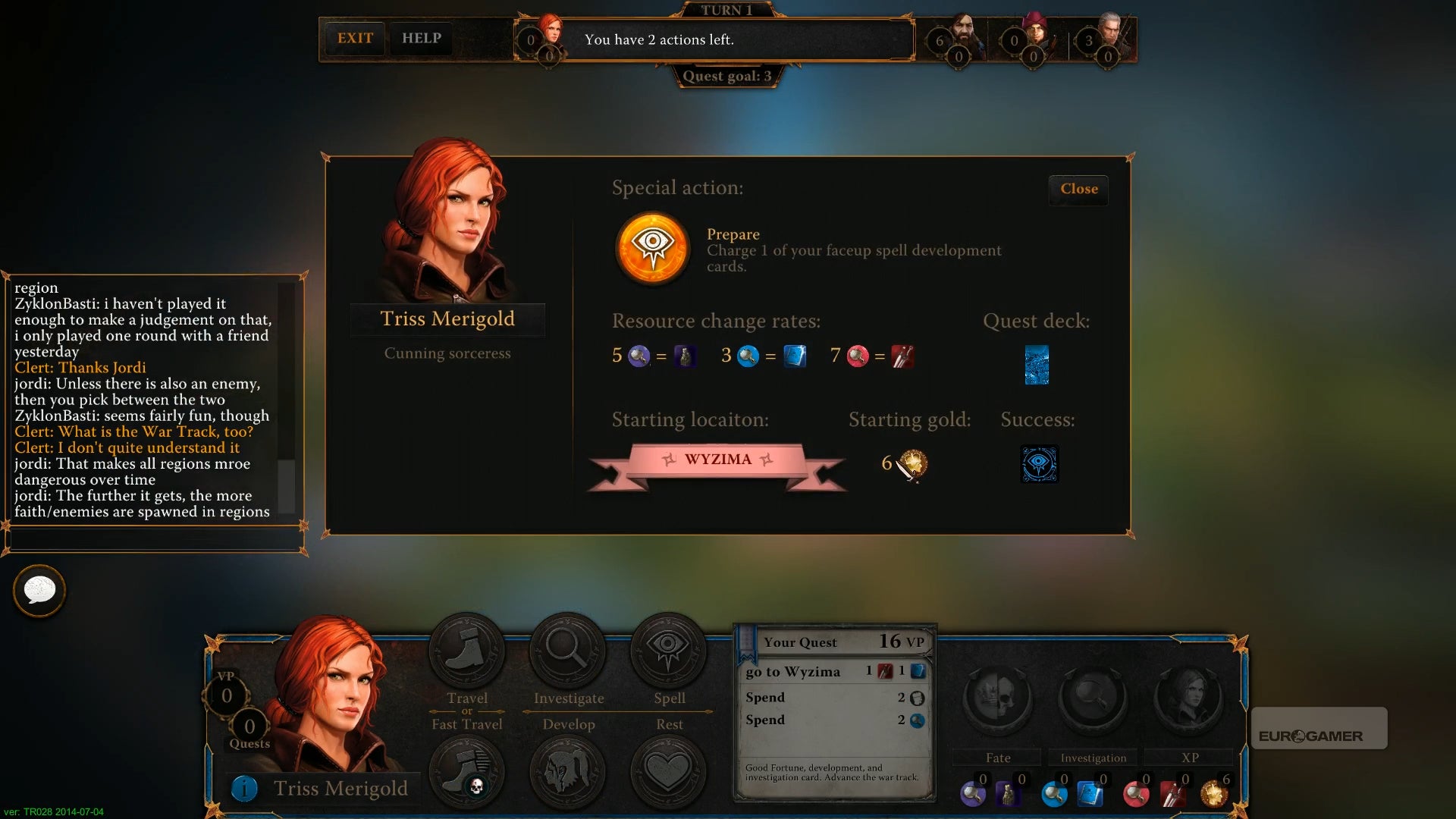 Playing The Witcher Adventure Game multiplayer beta | Eurogamer.net