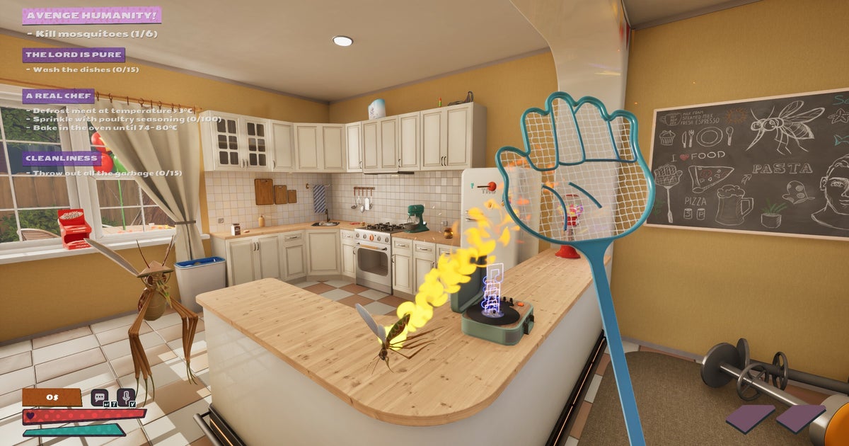 The Mosquito Gang pits four blood-sucking insect players against a human who just wants to do the dishes The Mosquito Gang pits four blood-sucking insect players against a human who just wants to do the dishes