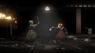 Two witches fighting in Withering Rooms