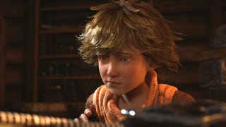 A boy with shiny hair in Brothers: A Tale of Two Sons