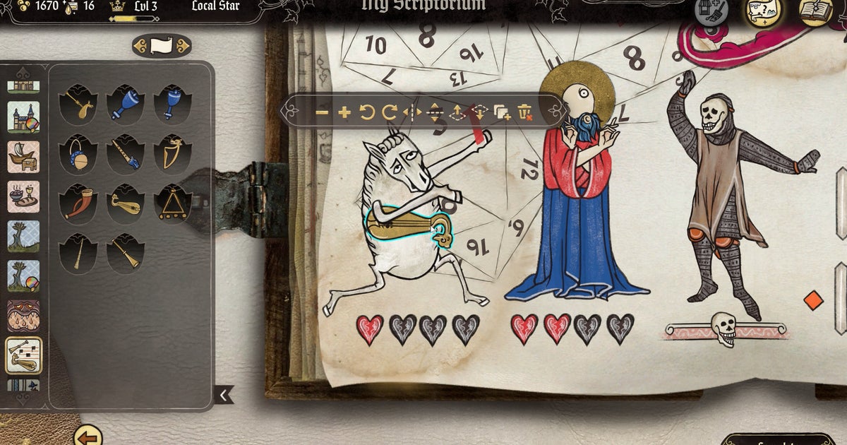 Create sacred, obscene or cringey medieval art in the playtest for Scriptorium, an illuminated manuscript sim Create sacred, obscene or cringey medieval art in the playtest for Scriptorium, an illuminated manuscript sim
