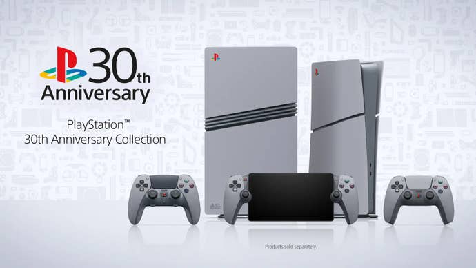 PlayStation 30th Anniversary console range.