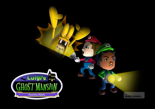 Luigi mansion wii sale u