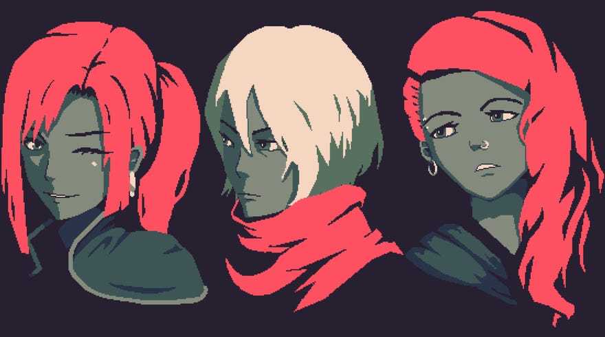 Headshots of murderwizards in 20 Minutes Till Dawn.