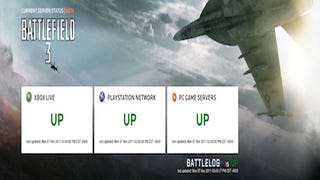 Battlefield 3 server status info page launched