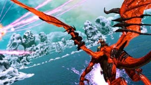 Crimson Dragon gameplay shown in off-screen footage