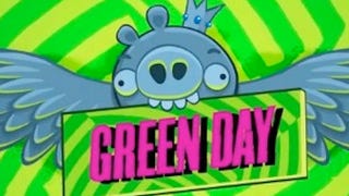 Green Day incarnated as pigs in Angry Birds Friends