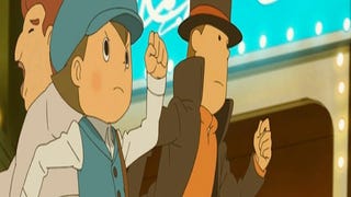 Professor Layton and the Miracle Mask distracts Penelope Cruz
