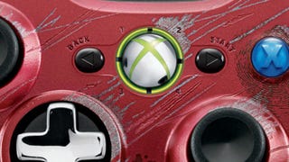 Tomb Raider pups splendid red Xbox 360 controller