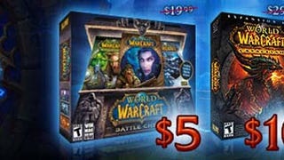 World of Wacraft and expansions on sale