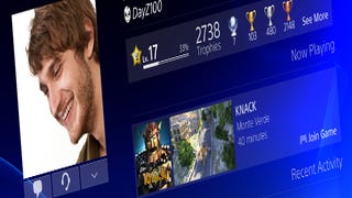 PS4 user interface detailed in high-res images