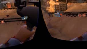 Virtuix Omni treadmill demo'd with Oculus Rift, Kinect
