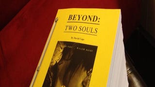 Beyond: Two Souls script is 2,000 pages long