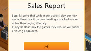 Game Dev Tycoon pirates express frustration with piracy