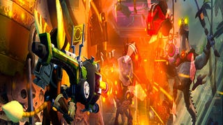 Ratchet & Clank: Into the Nexus screens show typical Insomniac chaos