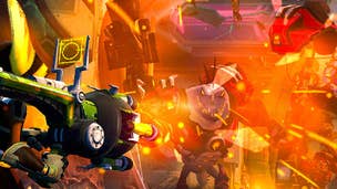 Ratchet & Clank: Into the Nexus screens show typical Insomniac chaos