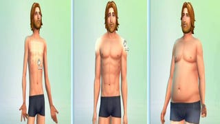 The Sims 4 models weight loss and gain, emotional reactions