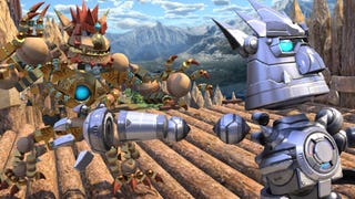 Knack screens and art show local co-op character