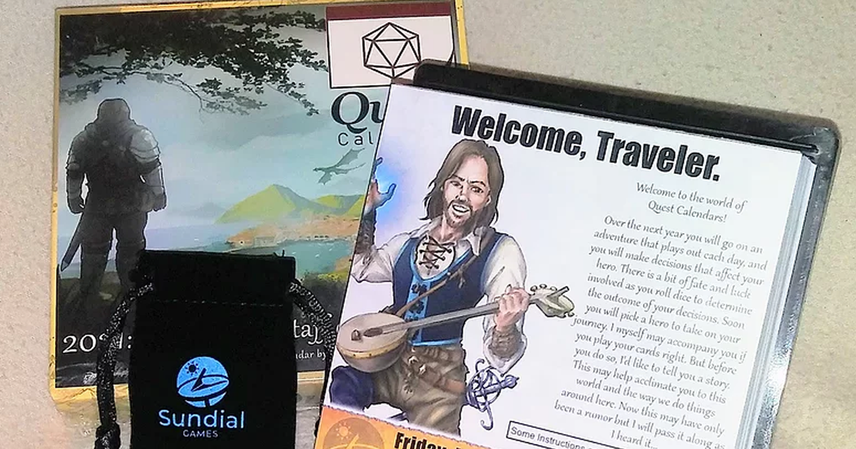 Rpg Developer Calender Roleplay a new adventure every day of the year with the 2022 Quest ...