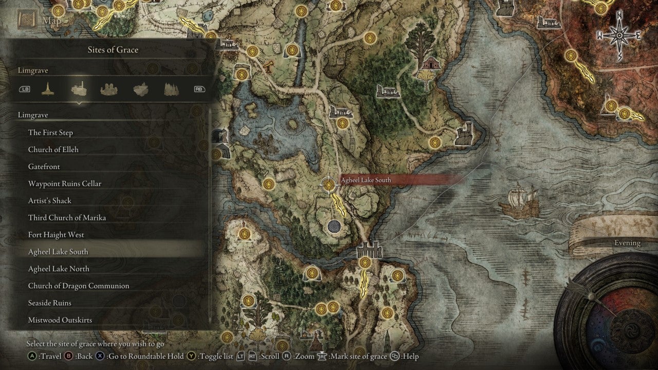 Agheel Lake South Grace in Elden Ring